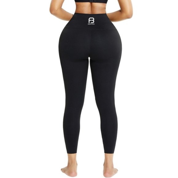 Black Classic Waist Training Leggings - Picture 8 of 8